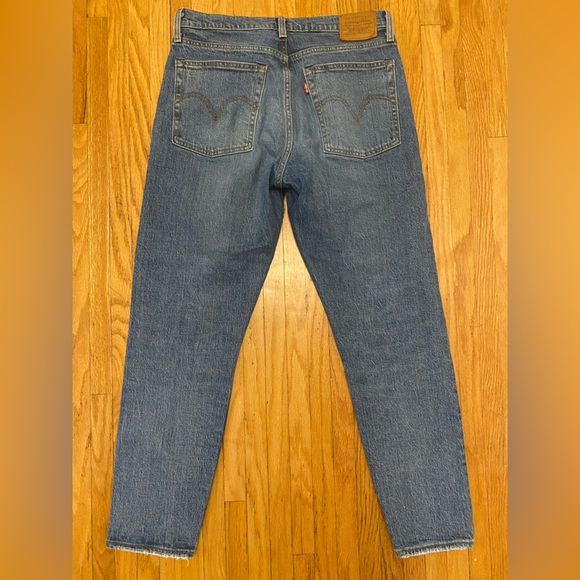 Levi's Women's Straight Leg Jeans - Blue - Picture 4 of 5